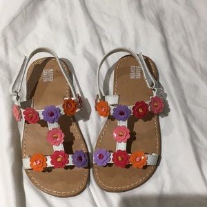 Harper Canyon 9 floral sandal euc